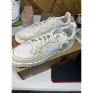 Size 12 - adidas Supercourt Crystal White Men's Low Top Sneakers EE6024